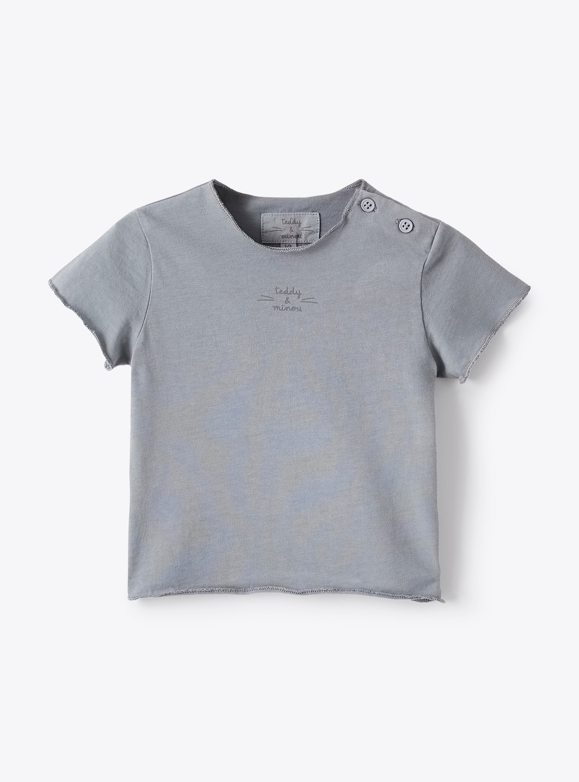 T-shirt in cotone organico con logo