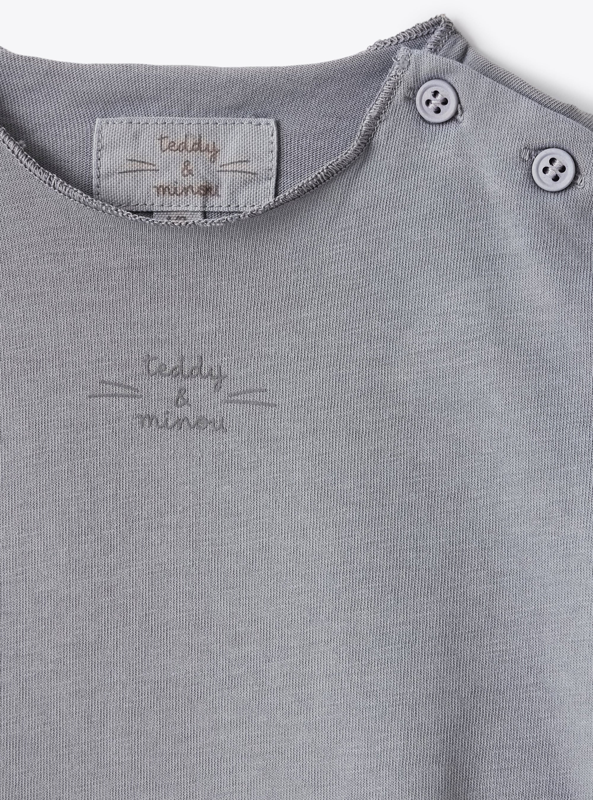 T-shirt in cotone organico con logo