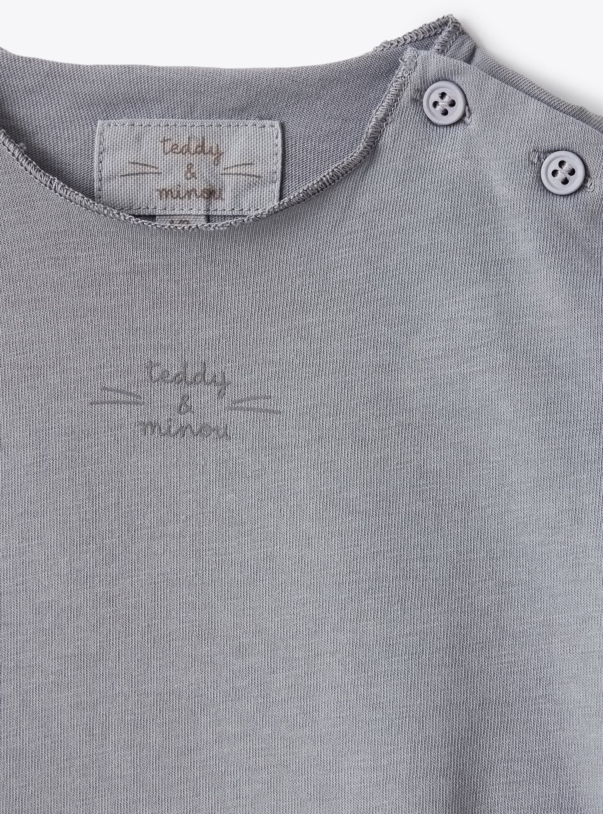 T-shirt in cotone organico con logo