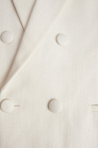 Blazer oversize croisé - Natural White