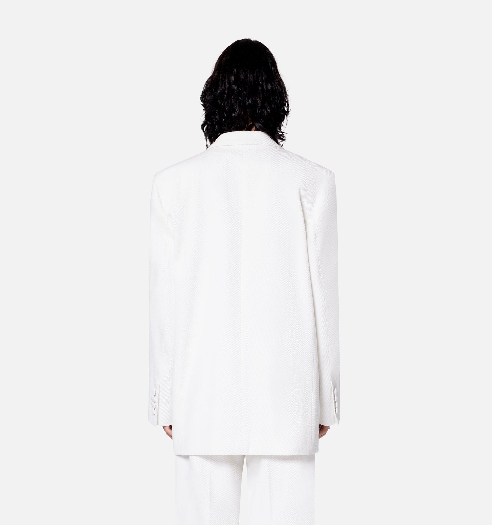 Blazer oversize croisé - Natural White