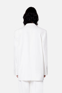 Blazer oversize croisé - Natural White