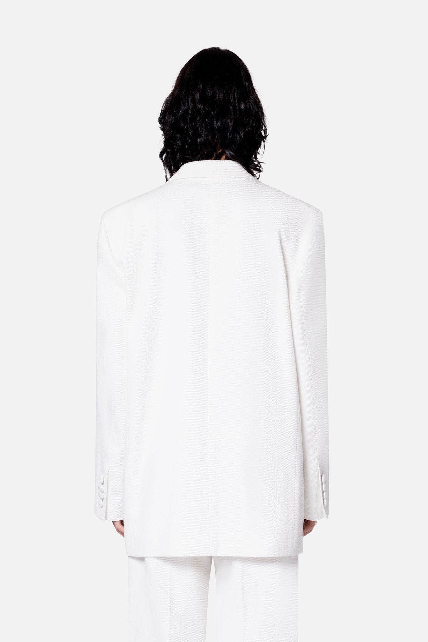 Blazer oversize croisé - Natural White