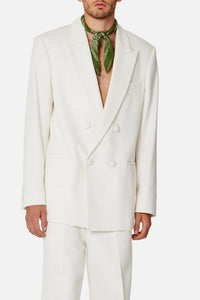 Blazer oversize croisé - Natural White