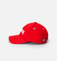 Casquette Cœur Sacré avec broderie - Scarlet Red & Natural White