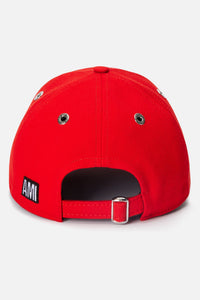 Casquette Cœur Sacré avec broderie - Scarlet Red & White