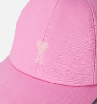 Casquette Ami de Cœur avec broderie ton sur ton - Candy Pink