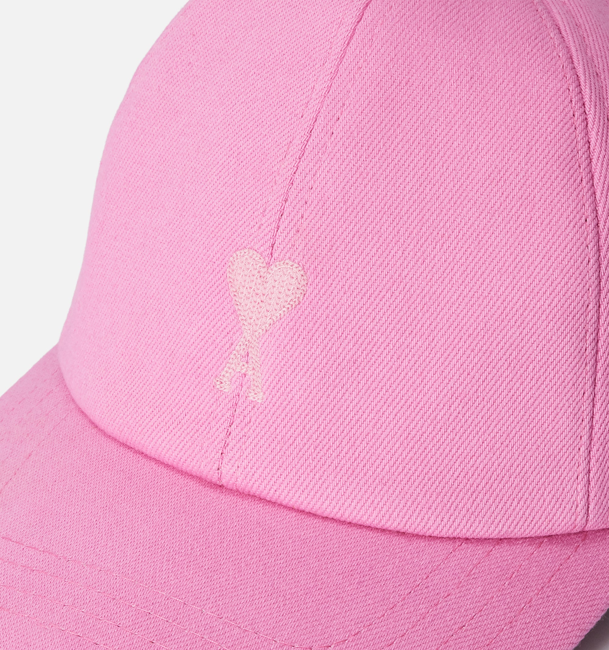 Casquette Ami de Cœur avec broderie ton sur ton - Candy Pink