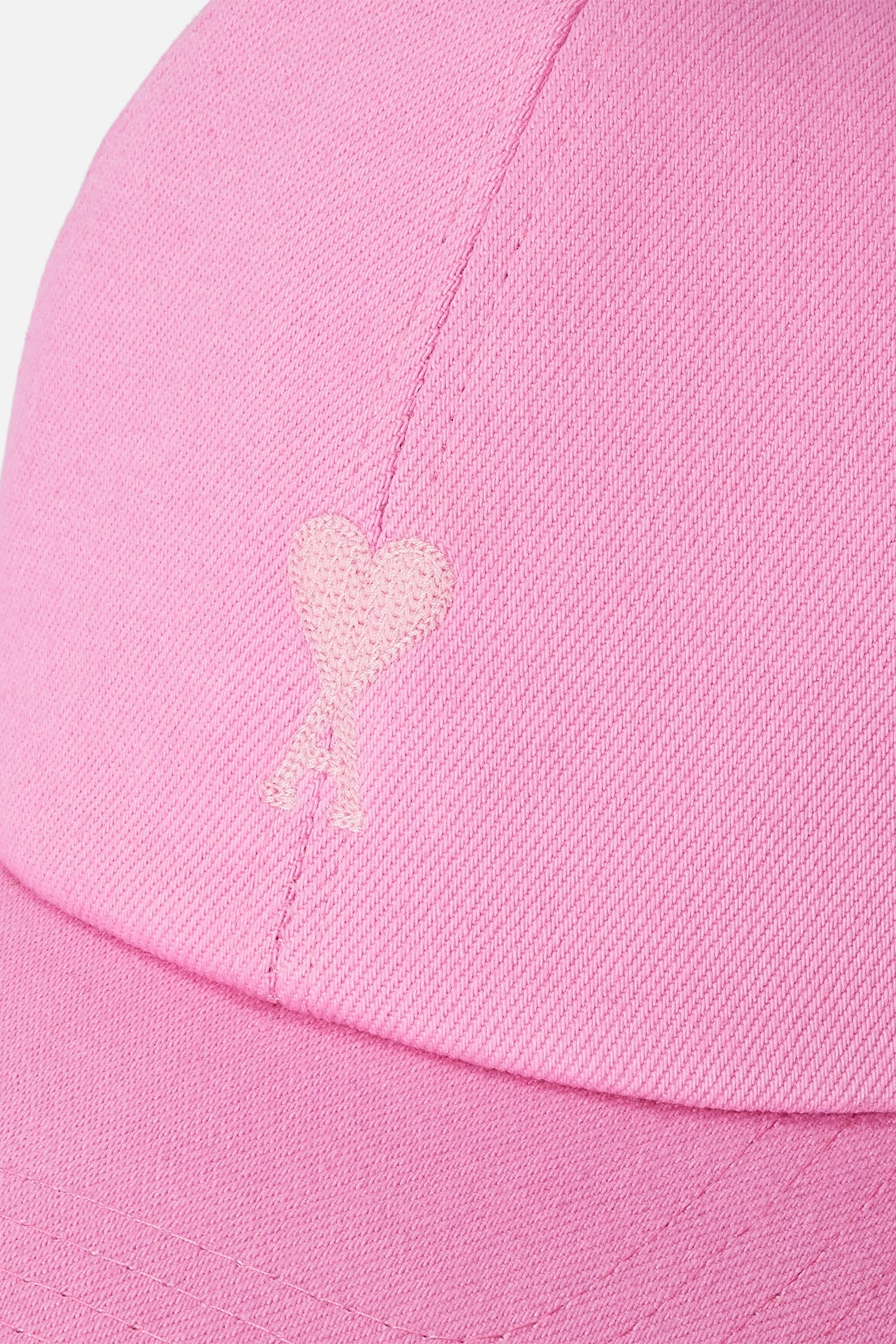 Ami de Cœur cap with tone-on-tone embroidery - Candy Pink