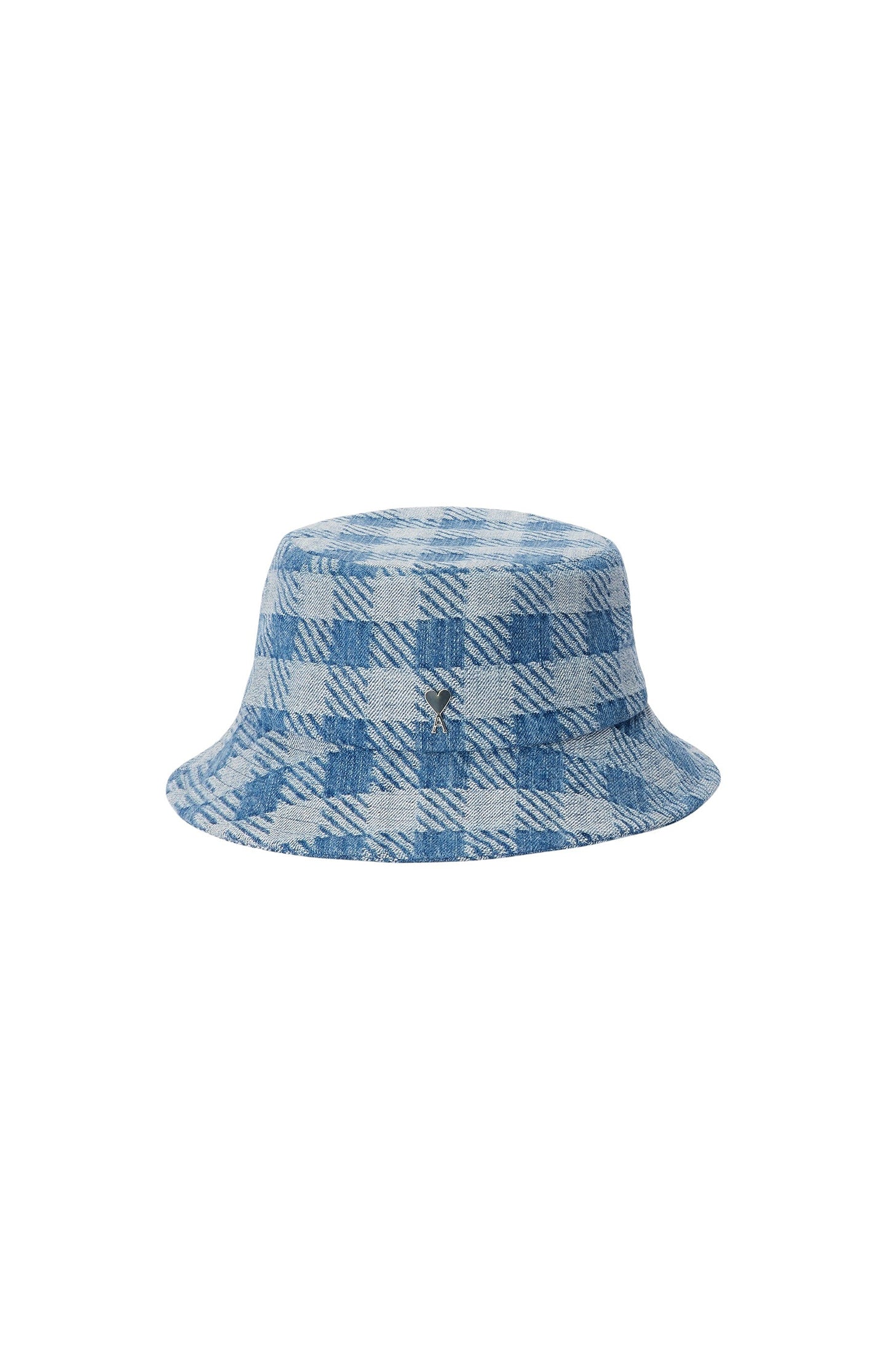 Bob Ami de Cœur à motif vichy en denim - Bleached Blue