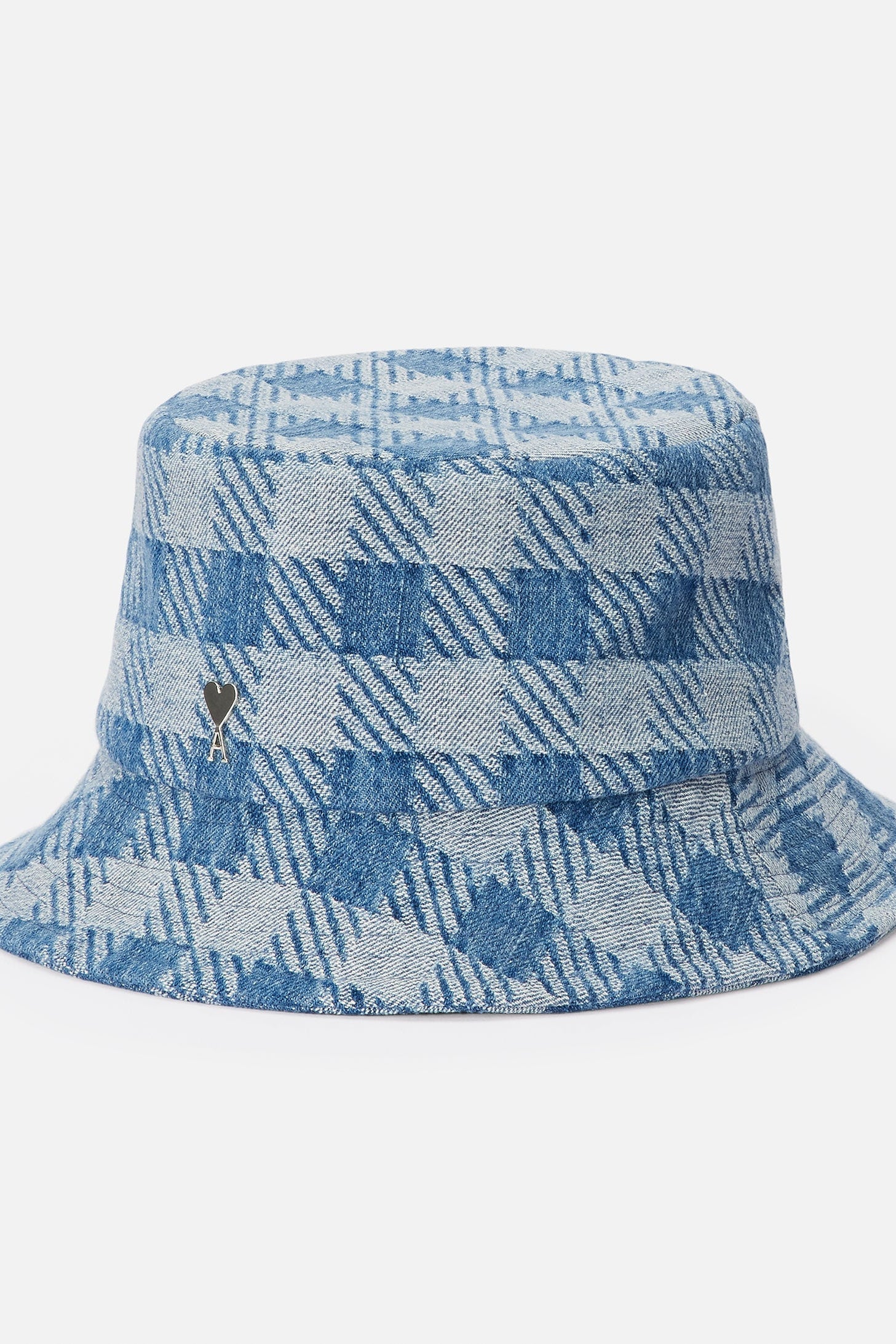 Bob Ami de Cœur à motif vichy en denim - Bleached Blue