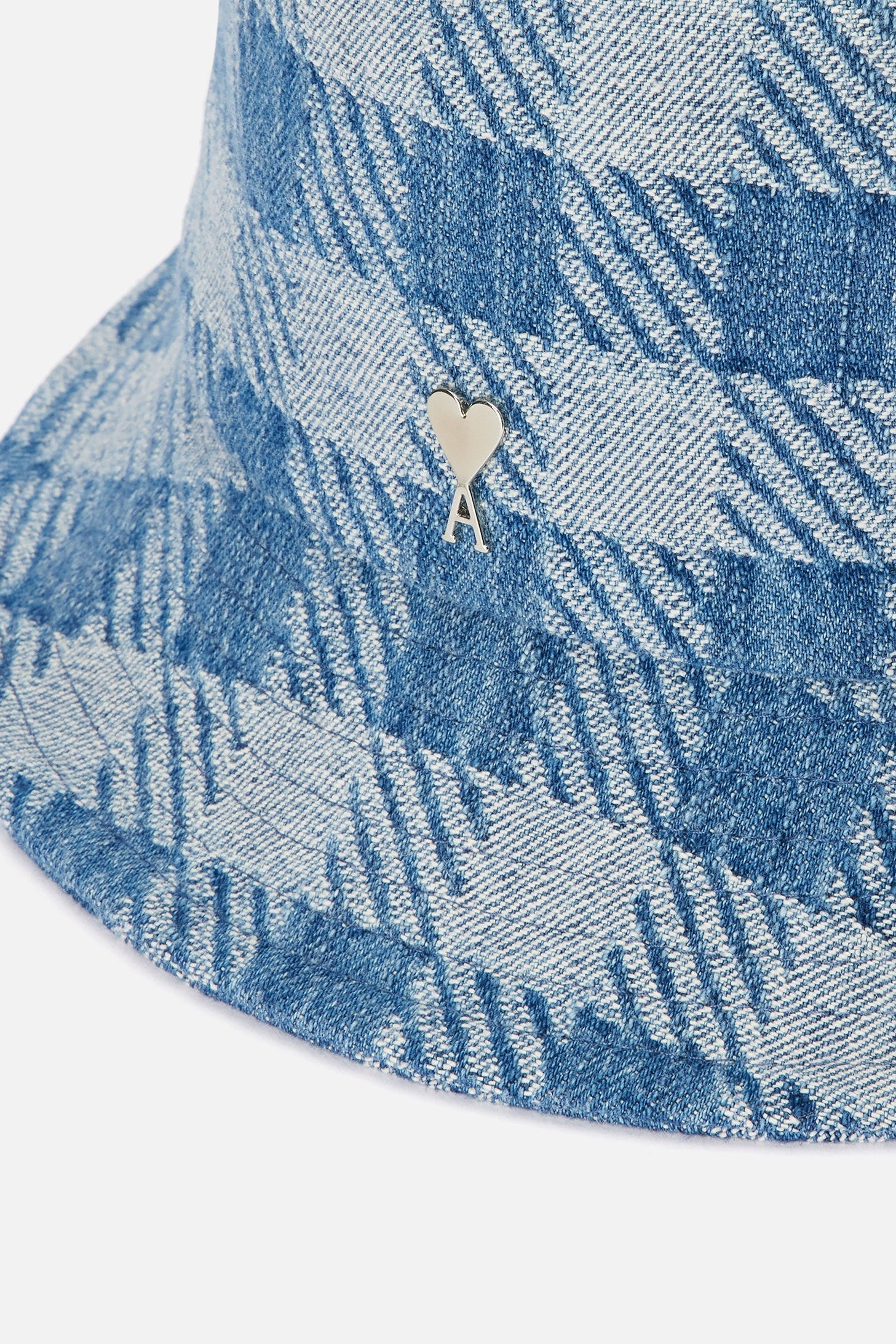 Bob Ami de Cœur à motif vichy en denim - Bleached Blue