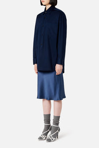 Surchemise Ami Paris oversize imprimée - Nautic Blue