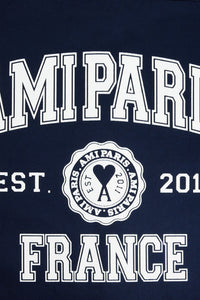 Surchemise Ami Paris oversize imprimée - Nautic Blue