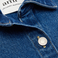 Surchemise Ami Paris oversize imprimée - Used Blue