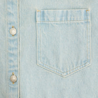 Surchemise Ami Paris oversize imprimée - Bleached Blue