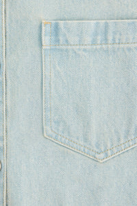 Surchemise Ami Paris oversize imprimée - Bleached Blue