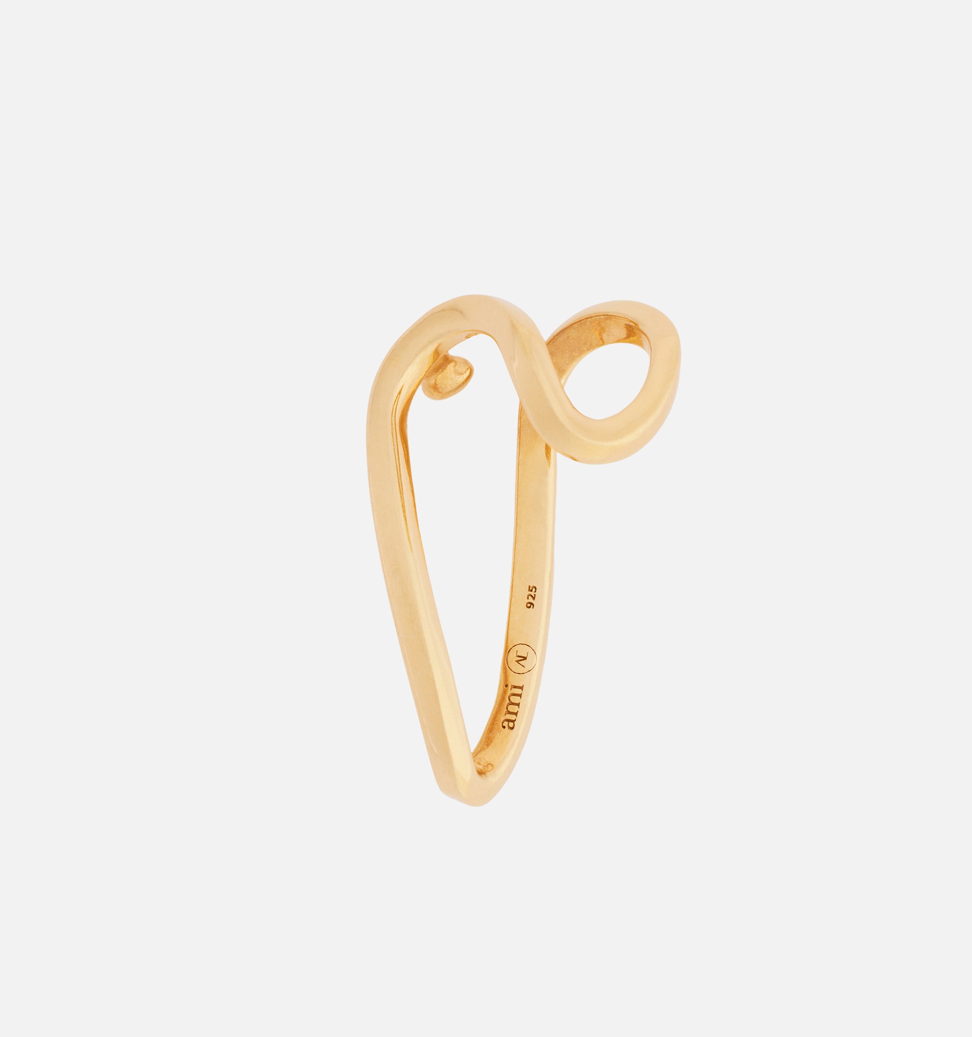 Bijou d'oreille Ami x Alan Crocetti en argent - Gold