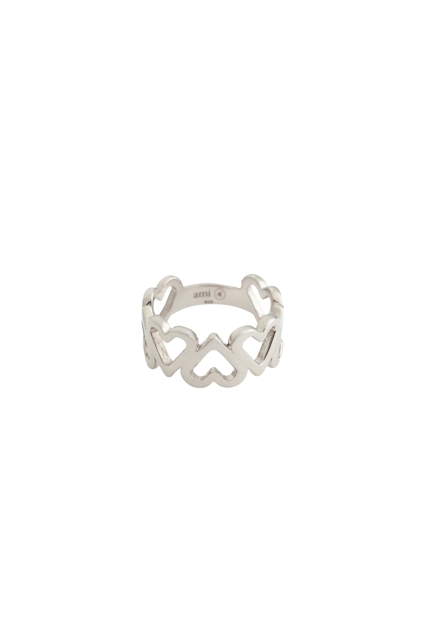 Bague cœurs Ami x Alan Crocetti en argent - Silver