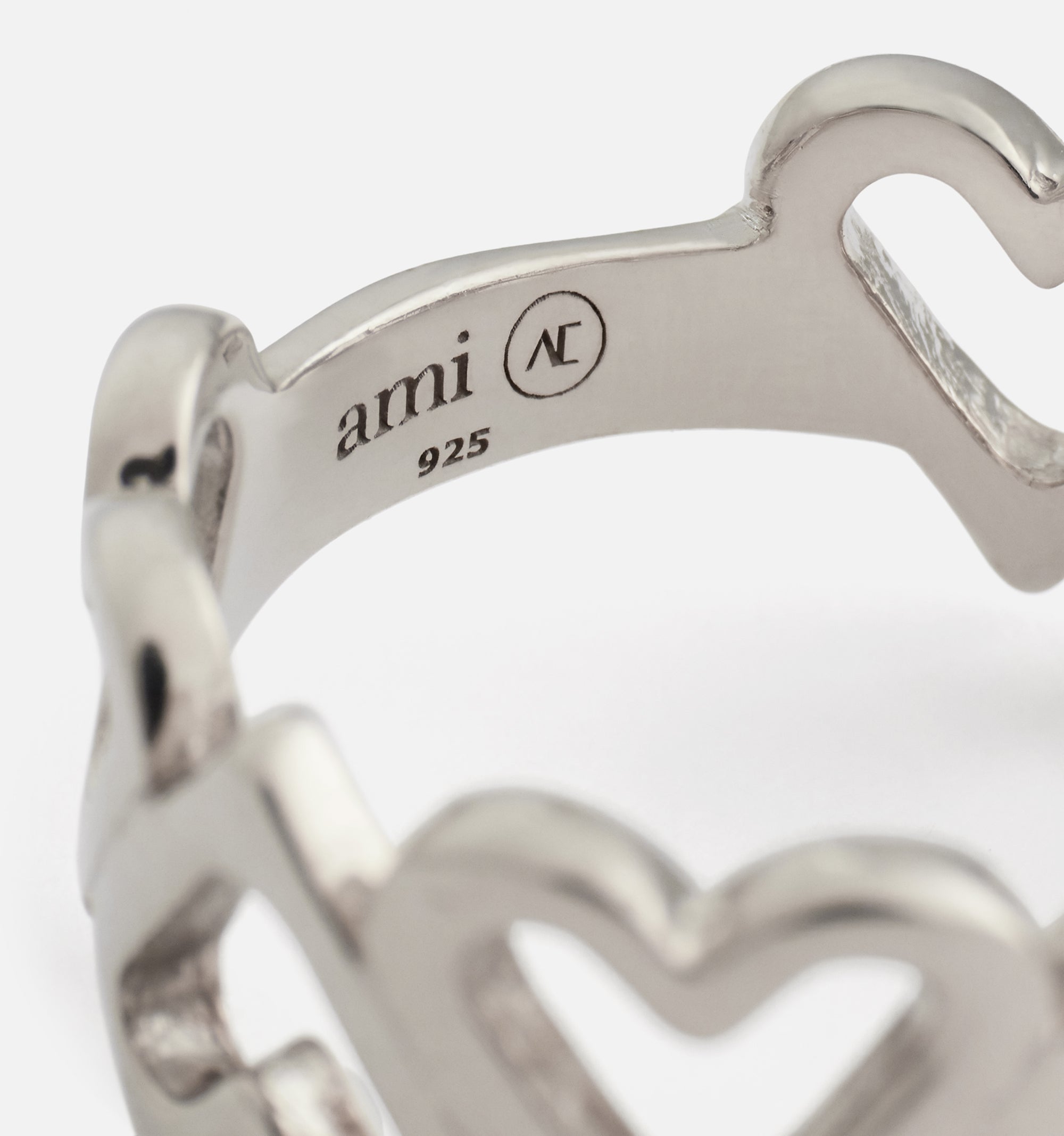 Bague cœurs Ami x Alan Crocetti en argent - Silver