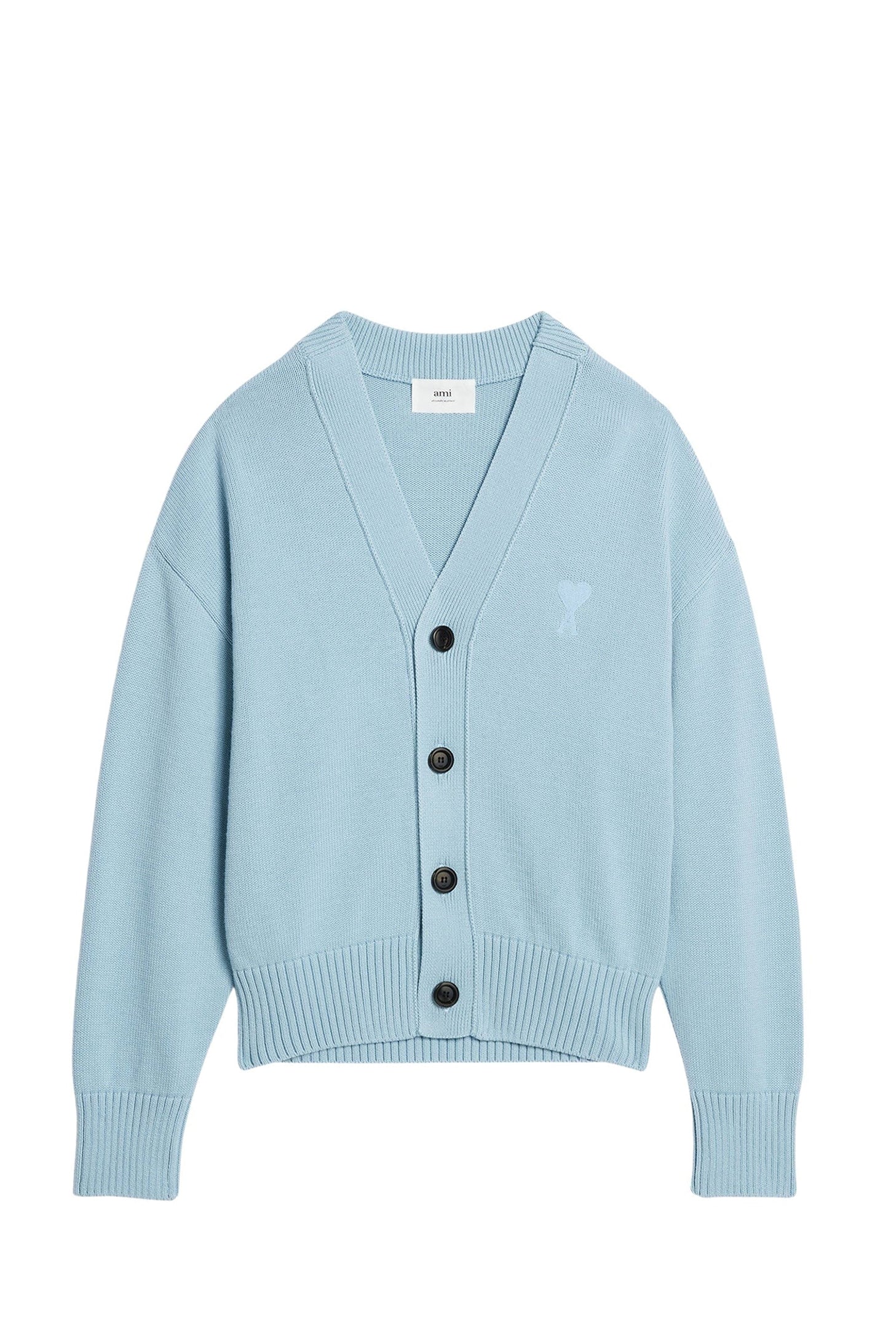Cardigan Ami de Cœur boutonné en maille - Sky Blue