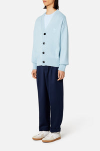 Cardigan Ami de Cœur boutonné en maille - Sky Blue