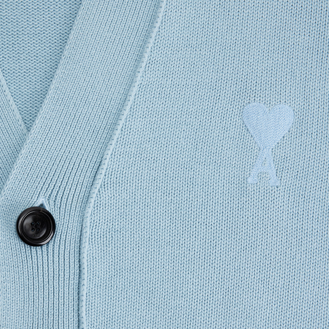 Cardigan Ami de Cœur boutonné en maille - Sky Blue