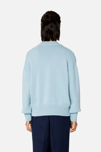 Cardigan Ami de Cœur boutonné en maille - Sky Blue