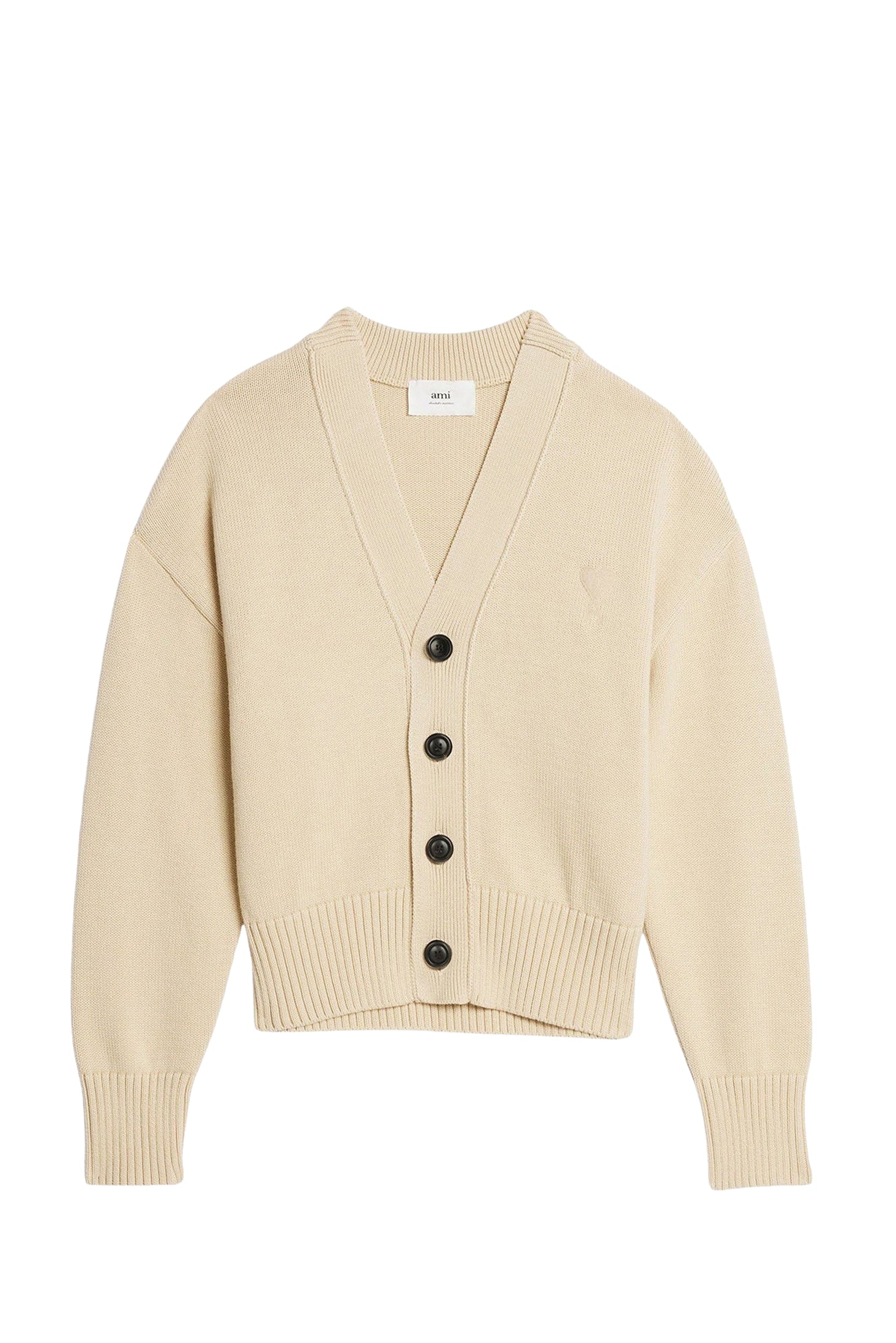 Ami de Coeur buttoned knitted cardigan - Vanilla
