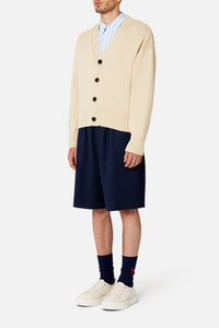 Ami de Coeur buttoned knitted cardigan - Vanilla