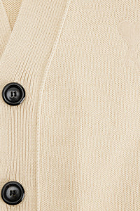 Ami de Coeur buttoned knitted cardigan - Vanilla