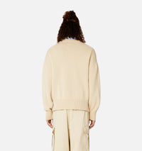 Pull Ami de Cœur à col rond en maille - Vanilla