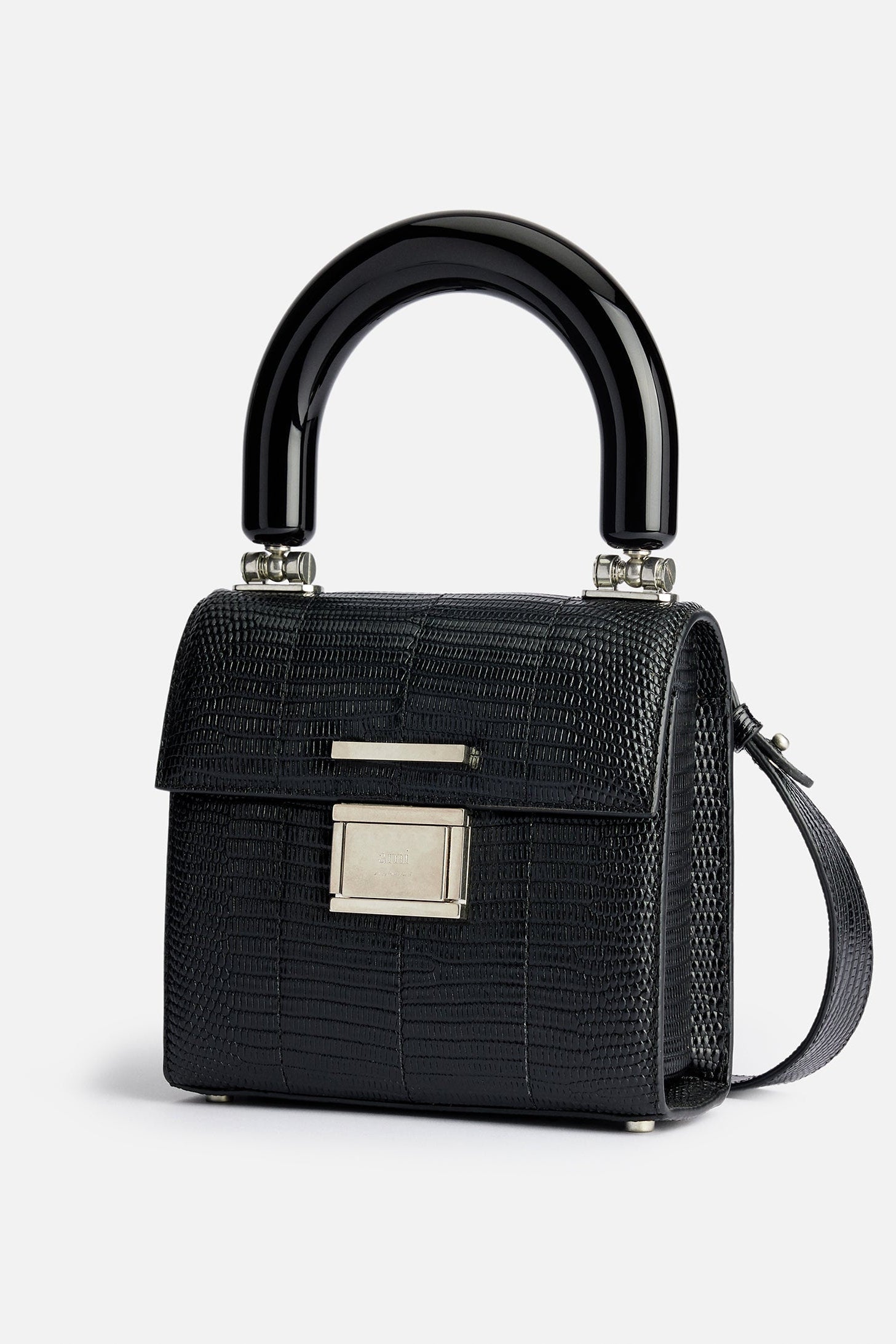 Petit sac à bandoulière Déjà-Vu en cuir - Black