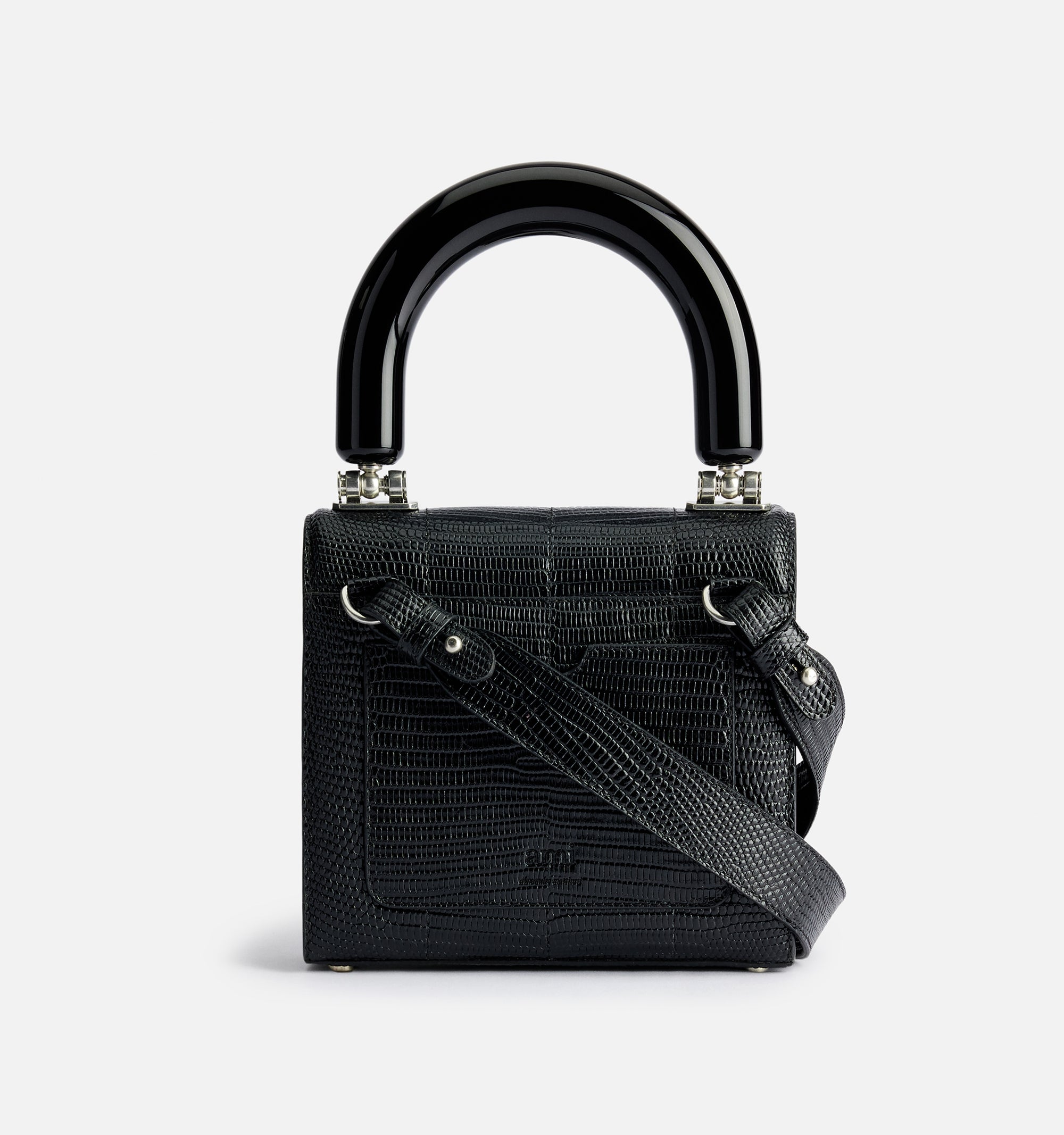 Petit sac à bandoulière Déjà-Vu en cuir - Black