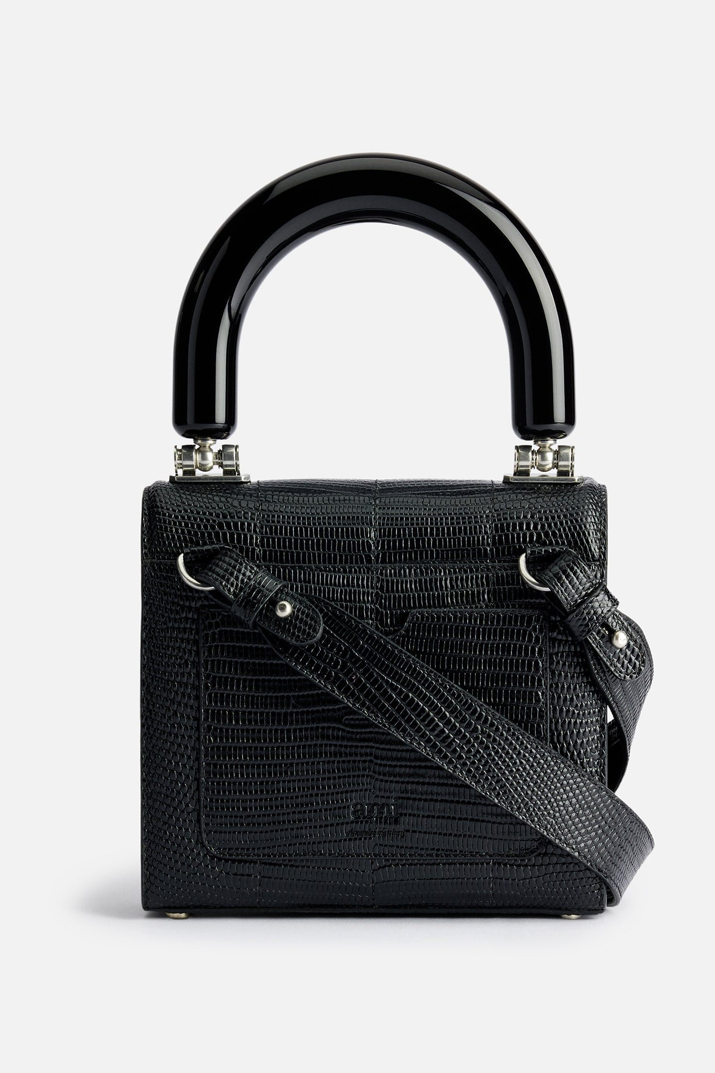 Petit sac à bandoulière Déjà-Vu en cuir - Black