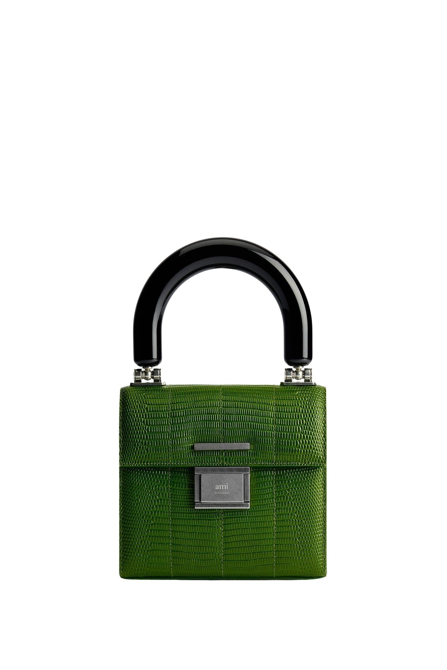 Petit sac à bandoulière Déjà-Vu en cuir - Evergreen
