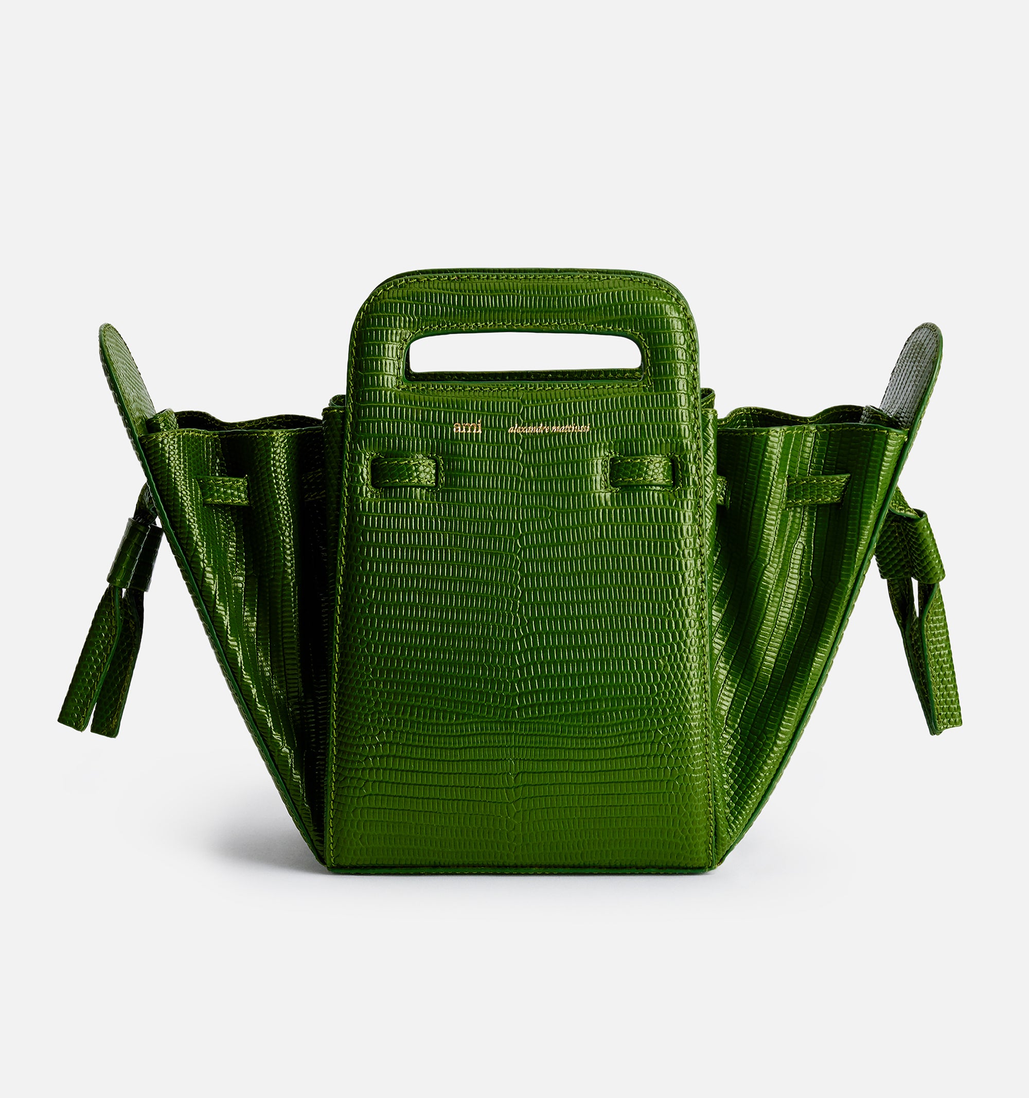 Sac à bandoulière Accordéon en cuir - Evergreen