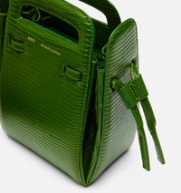 Sac à bandoulière Accordéon en cuir - Evergreen