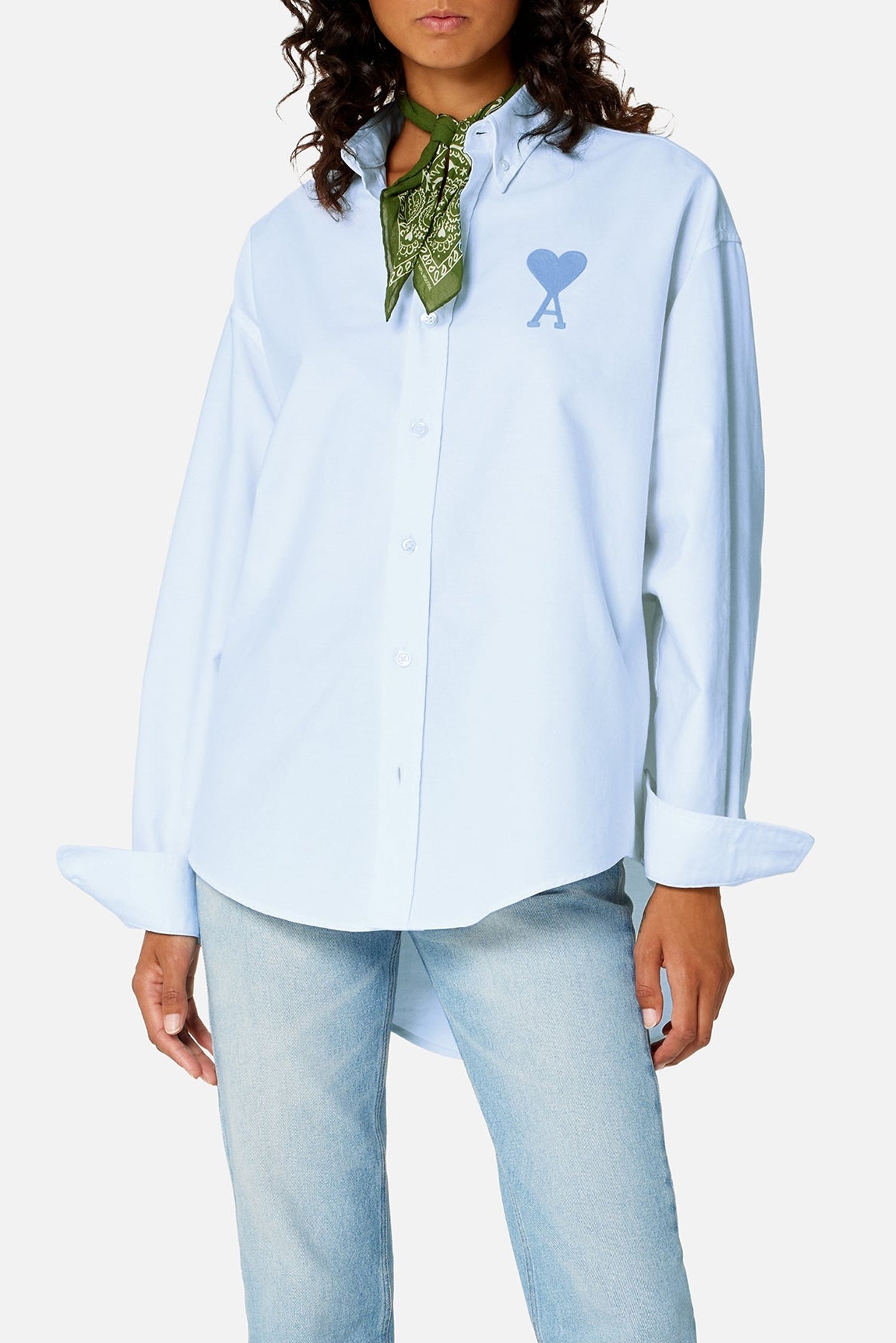 Chemise Ami de Cœur à col boutonné - Sky Blue