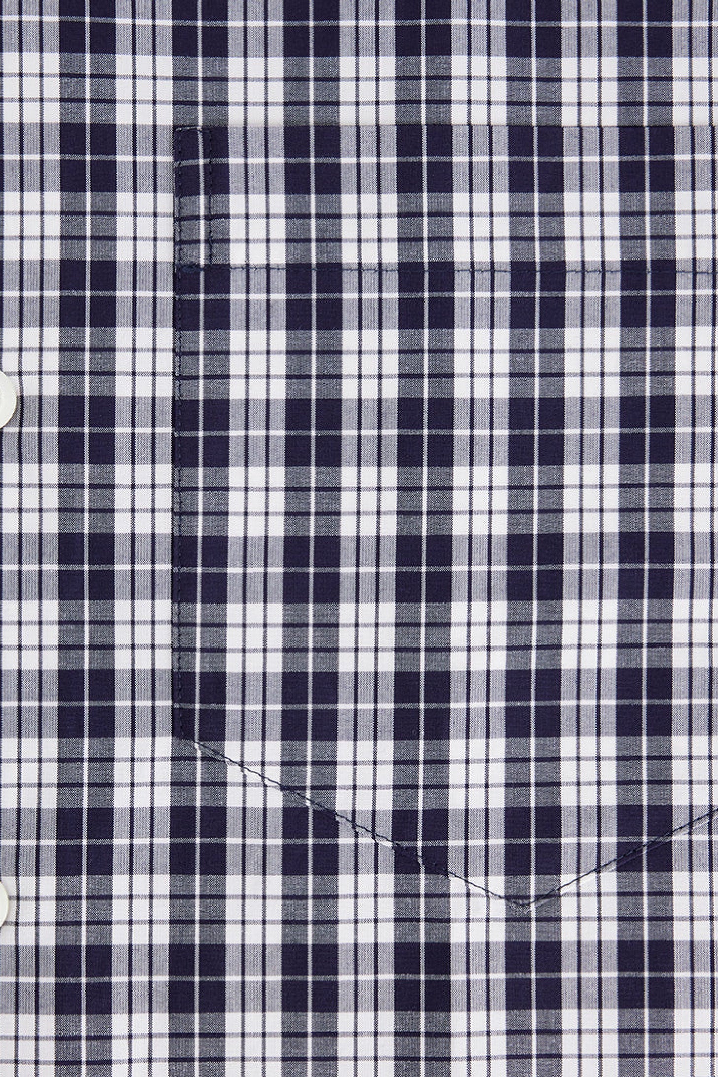 Chemise boxy à carreaux - Nautic Blue & White