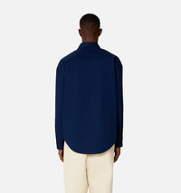 Chemise boxy à poignets boutonnés - Nautic Blue