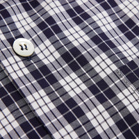 Chemise boxy à manches courtes - Nautic Blue & Natural White