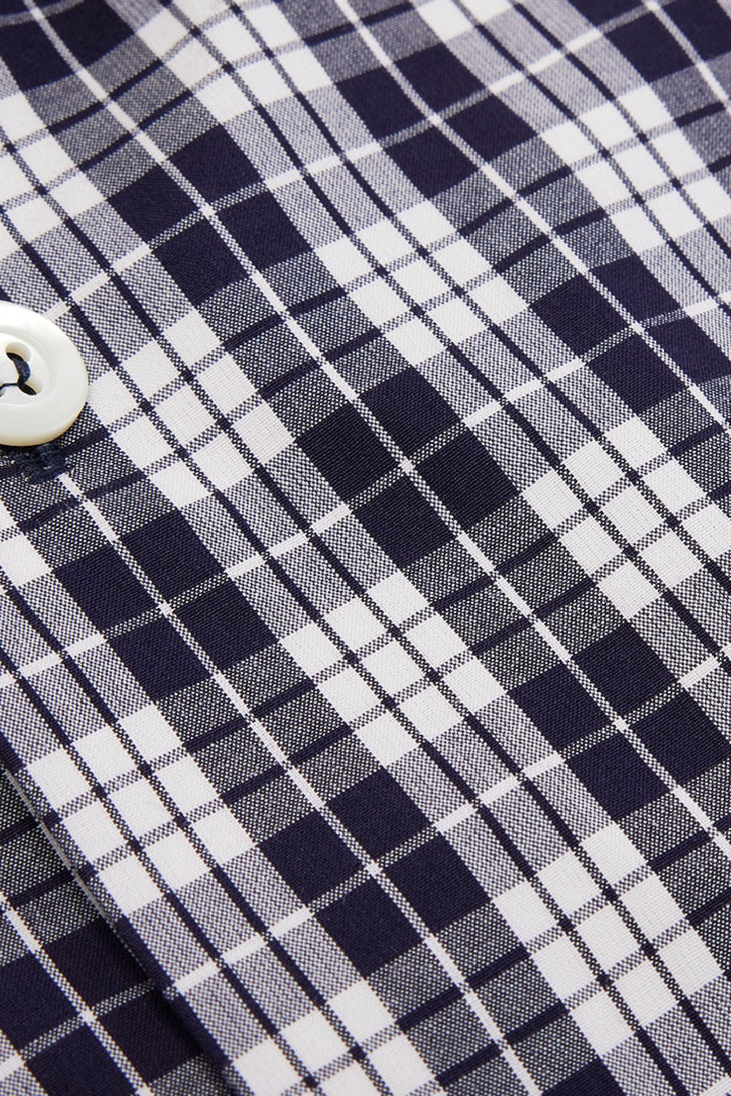 Chemise boxy à manches courtes - Nautic Blue & White