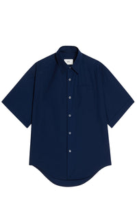 Chemise boxy à manches courtes - Nautic Blue