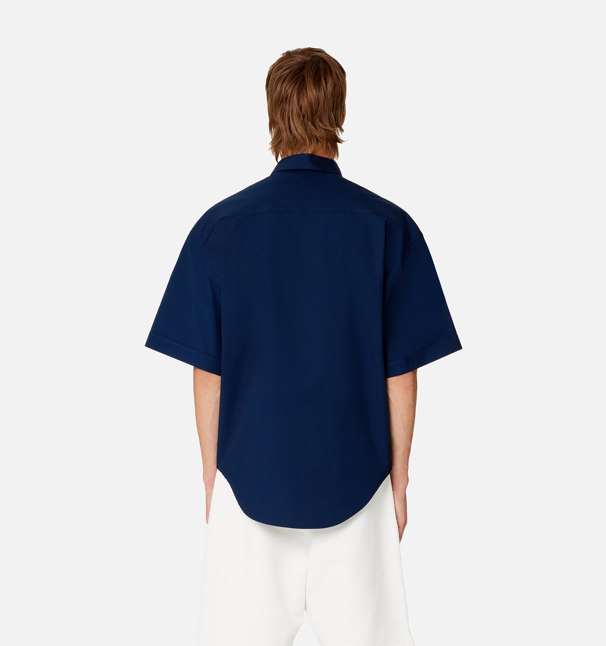 Chemise boxy à manches courtes - Nautic Blue