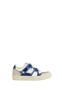 Sneakers basses Ami Arcade en cuir - Nautic Blue & White
