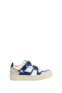 Sneakers basses Ami Arcade en cuir - Nautic Blue & White