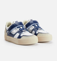 Sneakers basses Ami Arcade en cuir - Nautic Blue & White