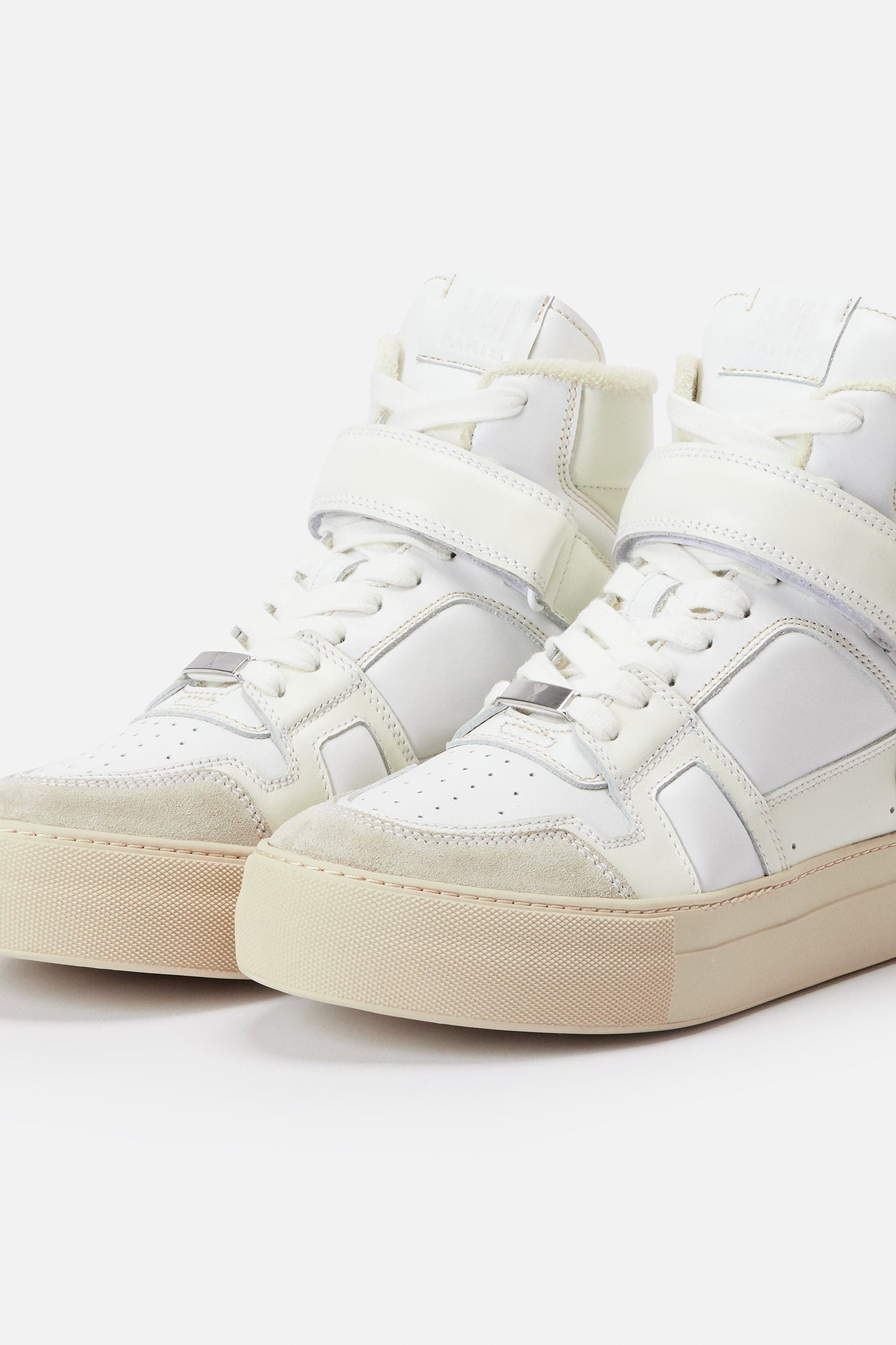 Ami Arcade high-top sneakers in leather - White