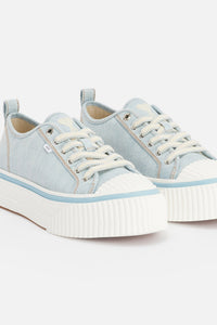 Sneakers basses Ami 1980 en tissu - Bleached Blue